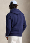 Ralph Lauren Logo Embroidered Hoodie, Navy
