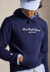 Ralph Lauren Logo Embroidered Hoodie, Navy
