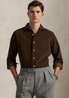 Ralph Lauren Long Sleeve Corduroy Shirt, Chocolate Brown