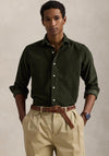 Ralph Lauren Long Sleeve Corduroy Shirt, Olive Green