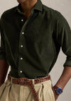 Ralph Lauren Long Sleeve Corduroy Shirt, Olive Green