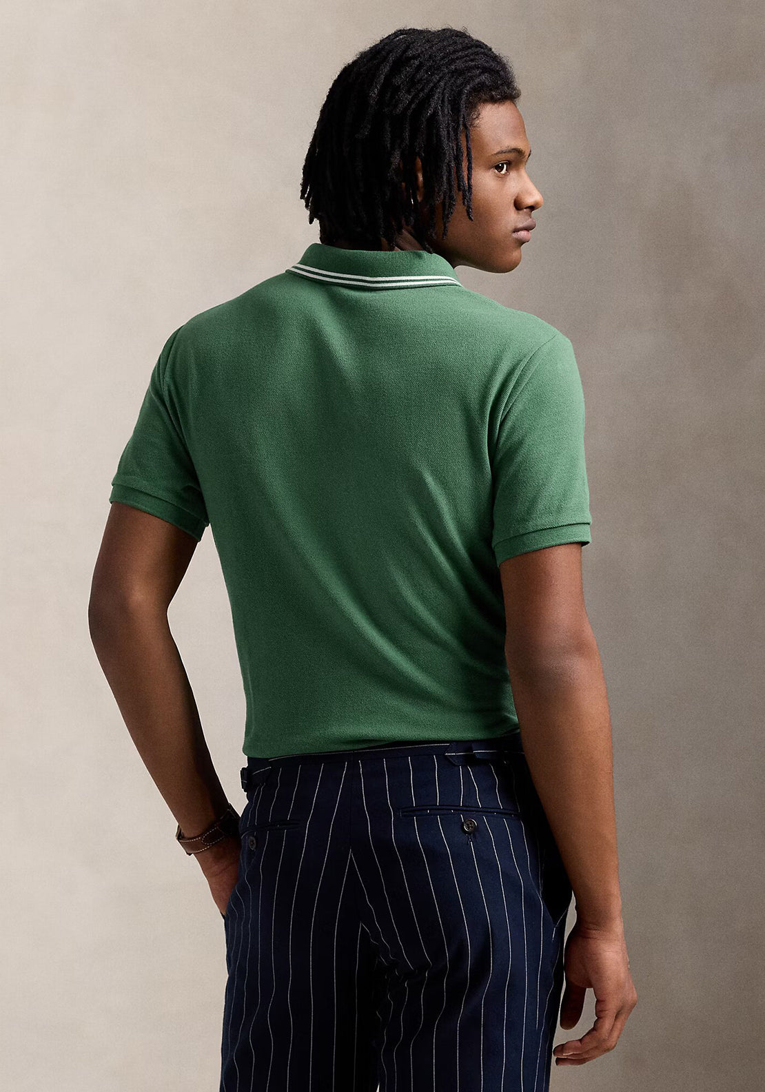 Ralph Lauren Mesh Polo Bear Polo Shirt, Antique Green