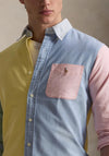 Ralph Lauren Oxford Fun Shirt, Blue & Yellow Multi