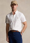 Ralph Lauren Oxford Short Sleeve Shirt, White