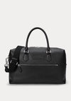 Ralph Lauren Pebbled Leather Duffle Bag, Black