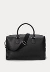 Ralph Lauren Pebbled Leather Duffle Bag, Black