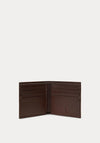 Ralph Lauren Pebbled Leather Wallet, Dark Brown