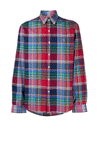 Ralph Lauren Plaid Check Print Shirt, Blue Multi