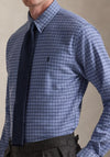 Ralph Lauren Plaid Performance Twill Shirt, Blue Multi