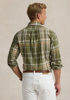 Ralph Lauren Plaid Poplin Shirt, Green Multi