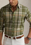 Ralph Lauren Plaid Poplin Shirt, Green Multi