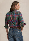 Ralph Lauren Plaid Twill Shirt, Green & Red Multi