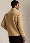 Ralph Lauren Polo Bear Quarter Zip Brushed Fleece, Sand