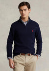 Ralph Lauren Quarter Zip Jumper, Navy
