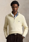 Ralph Lauren Quarter Zip Knit Sweater, Andover Cream