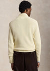 Ralph Lauren Quarter Zip Knit Sweater, Andover Cream