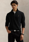 Ralph Lauren Quarter Zip Sweater, Black