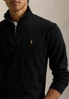 Ralph Lauren Quarter Zip Sweater, Black