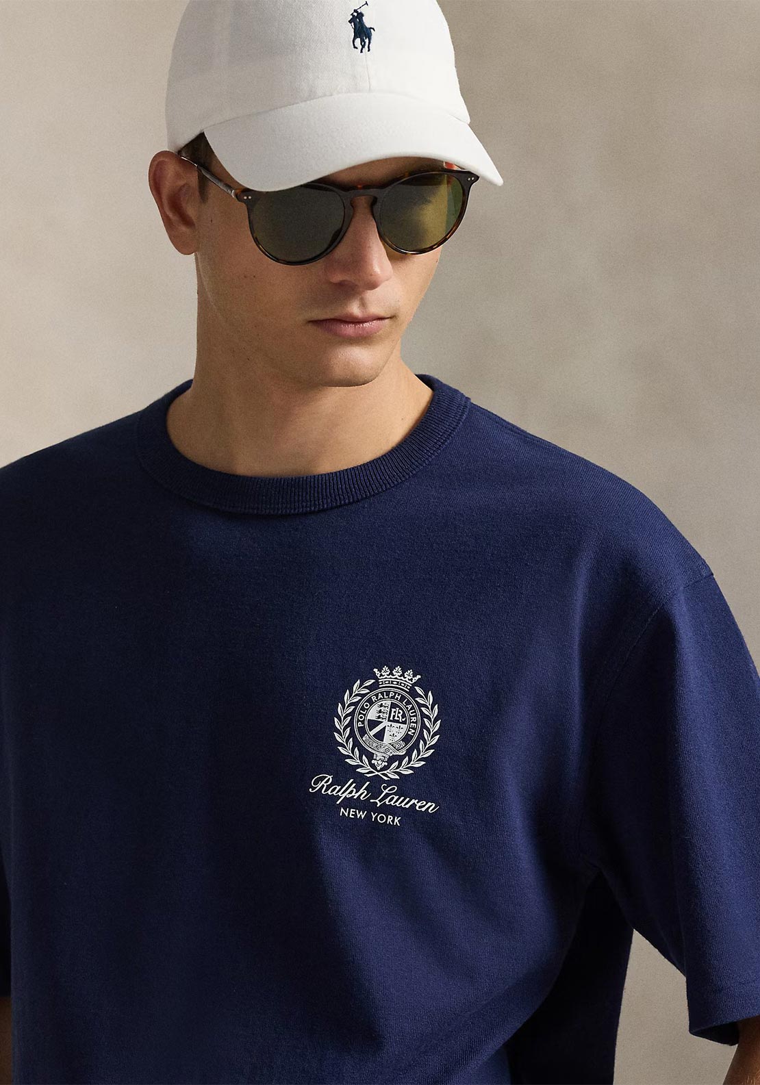 Ralph Lauren Relaxed Fit Graphic T-Shirt, Navy