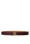 Ralph Lauren Reversible LRL Belt, Wine & Camel