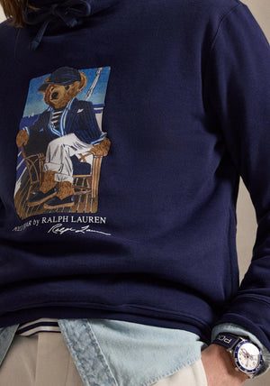 Ralph Lauren Newport Polo Bear Hoodie, Navy