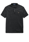 Ralph Lauren Slim Fit Polo Shirt, Black Heather