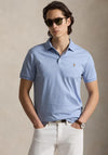Ralph Lauren Slim Fit Polo Shirt, Blue Heather
