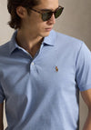 Ralph Lauren Slim Fit Polo Shirt, Blue Heather