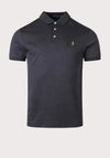Ralph Lauren Slim Fit Polo Shirt, Dark Grey Heather