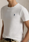 Ralph Lauren Custom Slim Fit Crew Neck T-Shirt, White
