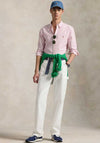 Ralph Lauren Classic Slim Fit Striped Oxford Shirt, Pink