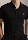 Ralph Lauren Slim Fit Soft Touch Polo Shirt, Black