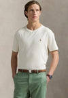 Ralph Lauren Slim Fit T-Shirt, Pale Cream