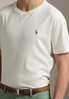 Ralph Lauren Slim Fit T-Shirt, Pale Cream
