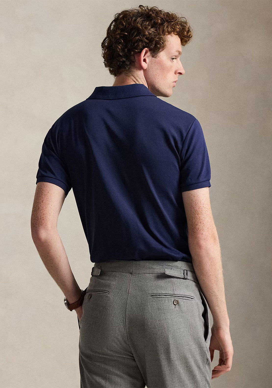 Ralph Lauren Slim Fit Soft Touch Polo Shirt, Navy