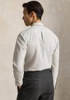 Ralph Lauren Stripe Oxford Shirt, White & Brown