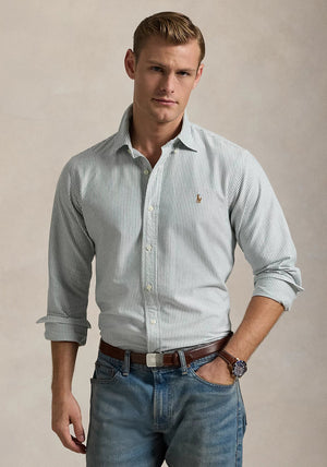Ralph Lauren Stripe Oxford Shirt, Green