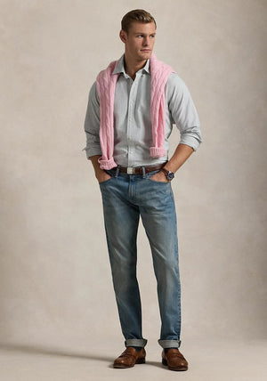 Ralph Lauren Stripe Oxford Shirt, Green