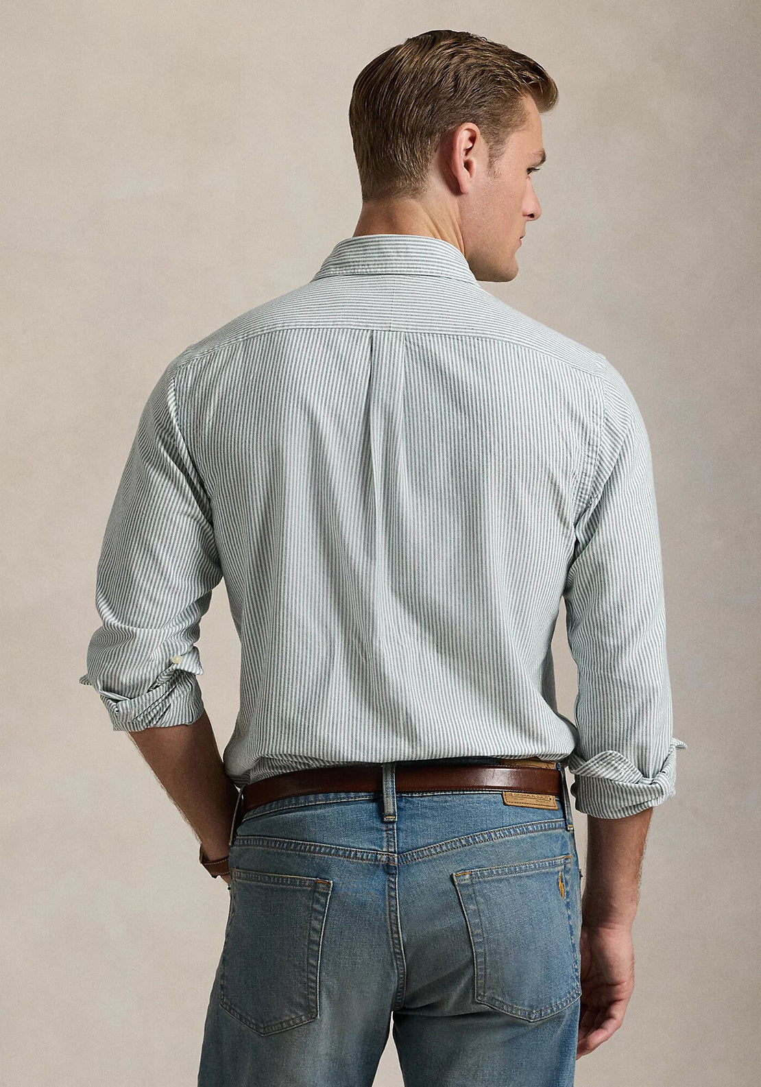 Ralph Lauren Stripe Oxford Shirt, Green