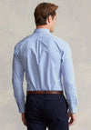 Ralph Lauren Stripe Poplin Shirt, Light Blue & White