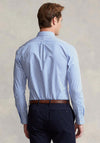 Ralph Lauren Stripe Poplin Shirt, Light Blue & White