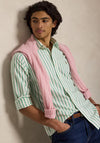 Ralph Lauren Custom Fit Stripe Oxford Shirt, Green