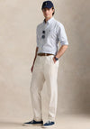 Ralph Lauren Custom Fit Striped Oxford Shirt, Blue & White