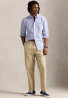 Ralph Lauren Striped Oxford Shirt, Blue & Pink