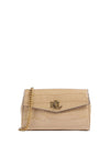 Ralph Lauren Tanner Small Croc Crossbody Bag, Beige