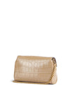 Ralph Lauren Tanner Small Croc Crossbody Bag, Beige