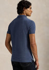 Ralph Lauren The Iconic Mesh Polo Shirt, Dark Blue Heather