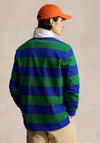 Ralph Lauren The Iconic Rugby Polo Shirt, Green & Blue