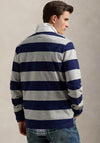 Ralph Lauren The Iconic Rugby Shirt, Dark Blue & Grey