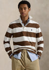 Ralph Lauren The Iconic Rugby Shirt, Brown & White